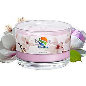 Ly nến thơm tinh dầu Bolsius Magnolia 155g QT024870 - hoa mộc lan, nến trang trí, thơm phòng, thư giãn, Hỗ trợ khử mùi