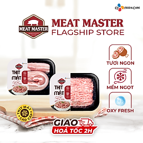 Combo Heo tiết kiệm Thịt xay - Ba rọi Meat Master ( 400 G ) - Giao nhanh