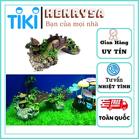 Cây cầu cảnh trang trí bể cá, hồ nông bộ, sân vườn, thác nước - Henrysa