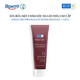 Sữa rửa mặt Hada Labo chống lão hóa Premium Cleanser Aging Care 100g