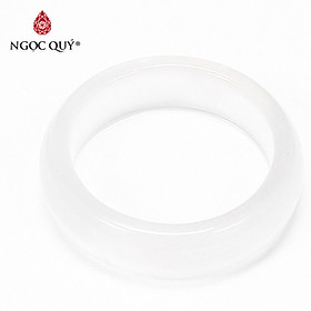 Nhẫn nữ đá mã não trắng mệnh thủy, kim - Ngọc Quý Gemstones - 17
