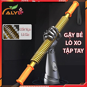 Gậy Tập Tay Lò Xo Đồ Long Đao Loại 20KG,30KG,40KG,50KG,60KG,...100KG, Hai Màu Đen,Vàng - ALYup Chính Hãng