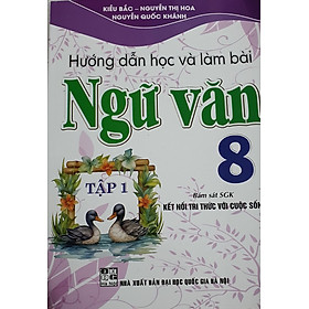 SÁCH-Hướng Dẫn Học Và Làm Bài Làm Văn Ngữ Văn 8 Tập 1 ( Bám sát SGK Kết Nối Tri Thức Với Cuộc Sống )HA-MK