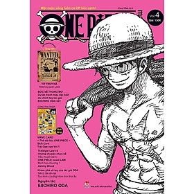 Sách – One piece magazine – tập 4 (tặng kèm tờ truy nã Law và Vivre card trái Ope Ope)