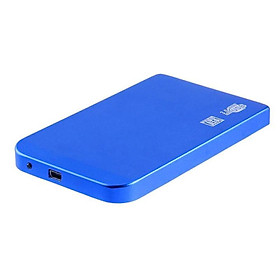Hộp ổ cứng 2.5 inch USB3.0 SATA SSD-Màu xanh dương