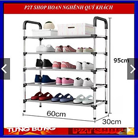 Mua KỆ ĐỂ GIÀY 5 TẦNG INOX - KỆ 5 TẦNG INOX ĐA NĂNG