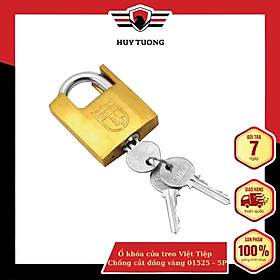 Mua Ổ khóa cửa treo Việt Tiệp bấm chống cắt đồng vàng
