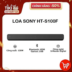 Mua Loa thanh soundbar Sony 2.0 HT-S100F 120W - (Hàng chính hãng)