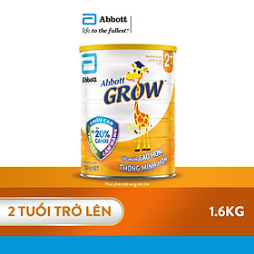 Sữa Abbott Grow 2+ 1.6kg cho trẻ từ 2 tuổi trở lên