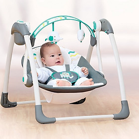 Nôi Đưa Tự Động, Xích đu nằm chơi trẻ em Mastela 6503 Tặng Thước Đo Chiều Cao Và Thị Lực