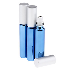 3Pcs Essential Oil Roller Bottles for Essential Oils & Massage Oil & Perfume & Lip Oil & Lip Gloss & Eye Cream Serums