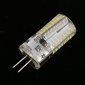 G4 Silicone Crystal LED Corn Light Bulb 3W DC 12V Lamp 64Pcs LED