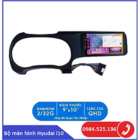 [Tặng PM V.I.E.T.M.A.P.S.1] Bộ Màn Hình Android thông minh A5 Xe Huyndai i10 (20/23) ram2/32 chip 8x.Có GPS Chỉ Đường Navitel, điều khiển giọng nói,Xem Camera Lùi-Đầu DVD Android,Màn hình Android giá rẻ.Màn hình xe huyndai i10.Hỗ Trợ Lắp Đặt Tại HN