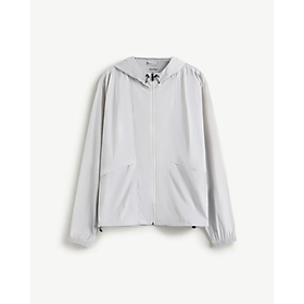 Áo khoác gió mềm có mũ khoá kéo màu Xám . Regular - ROUTINE 10F24WJA005 | ROUTINE CÀ MAU