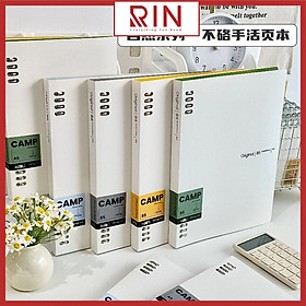 Sổ Tay Ghi Chép Gáy còng  / Binder Gáy Lò Xo ghi chép 120 Trang/ Bìa nhựa sổ tay gáy còng - Có kèm giấy 120 trang