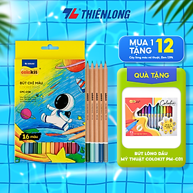 Bút chì 16 màu Thiên Long Colokit CPC-C08