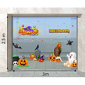 DECAL TRANG TRÍ HALLOWEEN 2023 COMBO SỐ 27