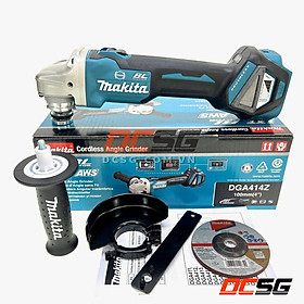 Máy mài góc 100mm dùng pin 18V Makita DGA414Z (không pin sạc) | DCSG