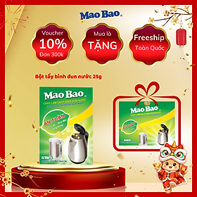 Chất Làm Sạch Bình Đun Nước Mao Bao 25g x 1 gói