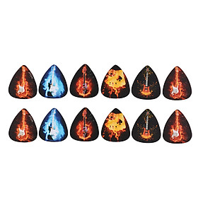 Bộ 12 Miếng Gảy Đàn Guitar (0.46mm - 0.76mm)