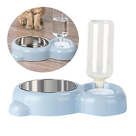 Automatic Pet Feeder Auto Dog Cat Food Water Bowl Dispenser