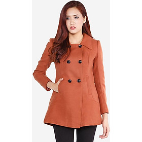 Áo khoác dạ form dài The One Fashion AKB016ND5