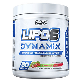 Lipo6 Dynamix – Pre-Workout Kết Hợp Đốt Mỡ 2 In 1 (60 Serving)