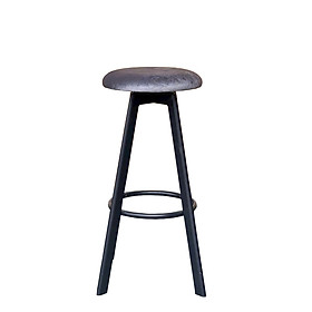 Mua Ghế quầy bar không tựa CB TOYO-P Nội thất Capta Ghế bar nệm xoay nhỏ gọn chân sắt cố định