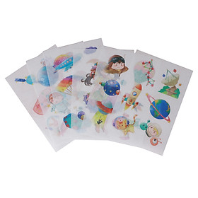 Bộ 6 Tấm Sticker Trang Trí Mẫu Mới LY032