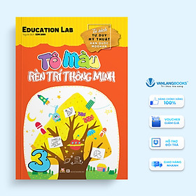 Sách Tô Màu Rèn Luyện Trí Thông Minh (Tập 3)