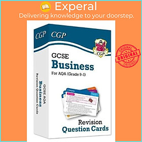 Sách - New Grade 9-1 GCSE Business AQA Revision Question Cards by CGP Books (UK edition, paperback)