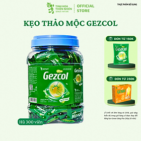 Kẹo thảo mộc Gezcol (Hủ 300 viên) - Genat