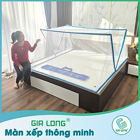 Màn xếp thông minh cao cấp Gia Long-Hàng Chính Hãng