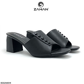 Dép cao gót , mũi vuông 5cm DCGZA8614