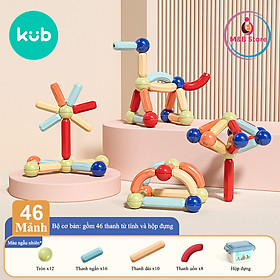 Xếp Hình Nam Châm Hình Que, Magnetic Building Blocks - KUB