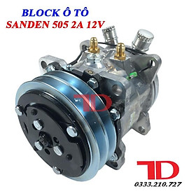 Block Lạnh Ô Tô Sanden Bản Đặt 505 Loại 2A 12V