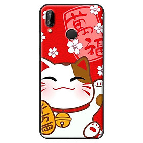 Ốp in cho Huawei Nova 3E Mèo Cười - Hàng chính hãng