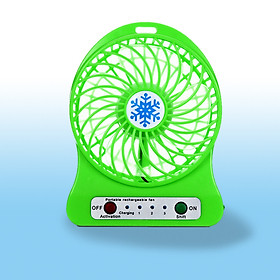 Quạt Portable fans cầm tay pin sạc 3 cấp độ mini hoa tuyết  PF66