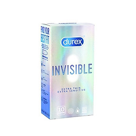 Bcs Durex Invivible Extra Thin - Siêu Mỏng - Nhiều Gel - 100% Hàng Chính Hãng - 10s