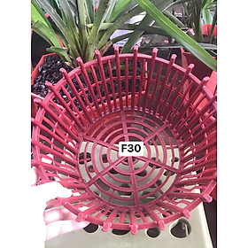 Set 10 chậu nhựa HD có nan phụ f28 đủ * hay gọi là F30