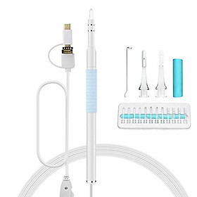 Camera nội soi tai 5.5mm cho máy tính và điện thoại INTELHAWK - 3 trong 1