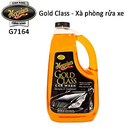 Meguiar’s Xà phòng rửa xe có thành phần dưỡng bảo vệ sơn – Gold Class Car Wash Shampoo & Conditioner, G7164, 1.89L/64 oz