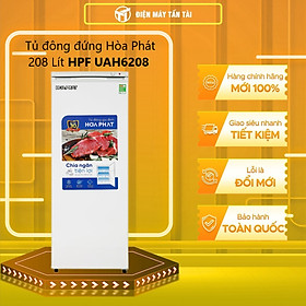 Mua Tủ đông đứng Hòa Phát 208 Lít HPF UAH6208 Model 2022 - Hàng Chính Hãng (Chỉ giao HCM)