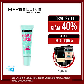 Kem Lót Mịn Da Che Khuyết Điểm Maybelline New York Baby Skin Pore Eraser Primer 22ml