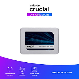SSD Crucial MX500 3D NAND 2.5-Inch SATA III 1TB CT1000MX500SSD1 - HÀNG CHÍNH HÃNG