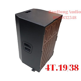 Mua Vỏ thùng loa kéo 4 tấc đơn 3 đường tiếng lỗ mạch 19/38  mẫu lưới sắt sơn tĩnh điện đồng giá.