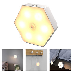6LED  Sensor Cabinet Night Light Closet Lamp Wall