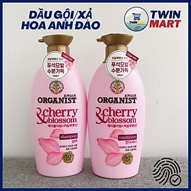 Dầu Gội/Kem xả Nuôi Dưỡng Tóc Organist Hàn Quốc 500ML - Hoa anh đào - Morocco Argan - Gừng & Bạc hà