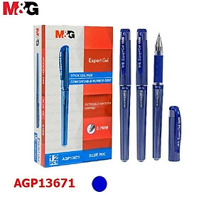 Hộp 12 cây Bút nước - bút gel 0.7mm M&G - AGP13671 xanh