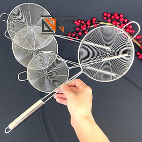 Mua VỢT CÓ MÓC GÁC ĐÔI   VỢT VỚT XƯƠNG  VỚT LẨU  VỚT MÌ   CHIÊN GÀ... - INOX sáng bóng  không rỉ . Dụng cụ nấu ăn  nhà bếp. Đồ Gia Dụng nhà bếp pha chế làm bánh nguyên liệu